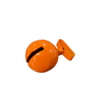 CAMPANELLO TONDO IN OTTONE 35MM ARANCIO