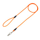 CINOFILIA PANNO GUINZAGLIO CLASSICO IN CORDINO CON PINZA 60MM ARANCIO