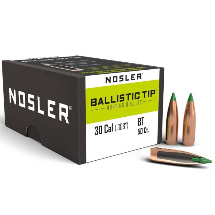 NOSLER PALLE PER CAR. BALLISTIC TIP 308" 220 GR. RN SUBSONIC