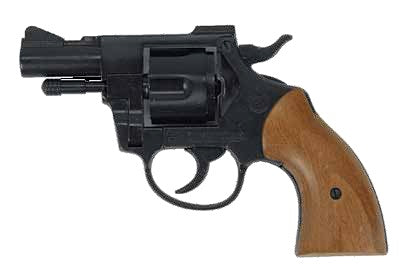 BRUNI REVOLVER A SALVE OLYMPIC 380 CAL. 380 NERA GUANCIOLA LEGNO