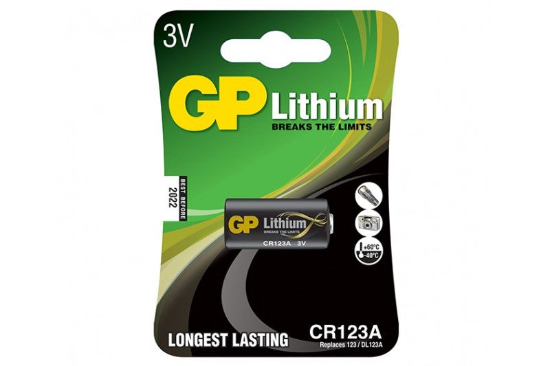 GP BATTERIA CR123A LITHIUM 3V