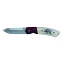 AUSONIA 026546 COLTELLO DA TASCA CINGHIALE MANICO PLASTICA/LEGNO CM19