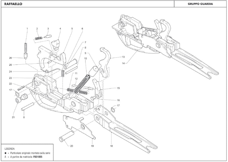 ESPLOSO BENELLI RAFFAELLO