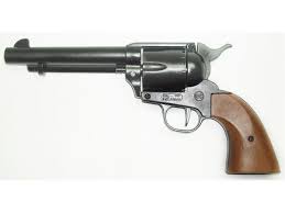 VENTURINI MOD. 76342 PISTOLA A SALVE MOD. REVOLVER WESTERN SINGOLA AZIONE NICHEL