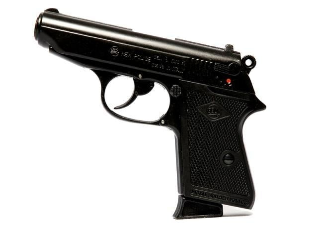 BRUNI PISTOLA A SALVE MOD. NEW POLICE STARTER NERA CAL.9 P.A.K.