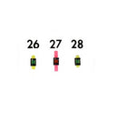 VENTURINI MIRINI INTERCAMBIABILI FLUORESCENTI FILETTATI