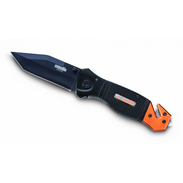 AUSONIA 026443 COLTELLO DA TASCA PER SICUREZZA CM20 MANICO ALLUMINIO