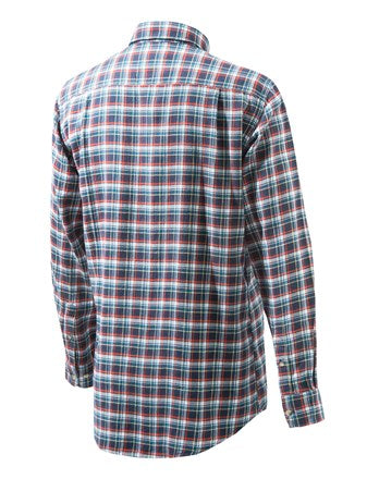BERETTA CAMICIA FLANNEL BUTTON DOWN /BLU/BIANCO LUA10 T1644