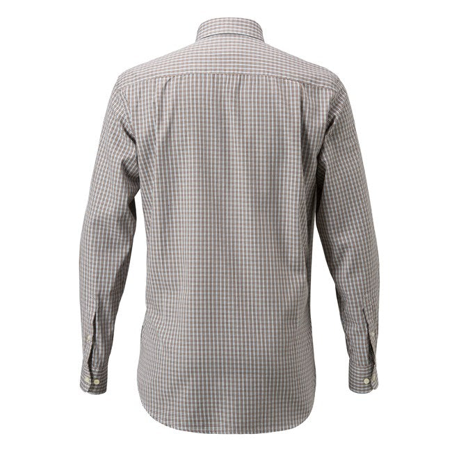 BERETTA CAMICIA DRIP DRY LU210 7549 18Y  BIANCA/MARRONE