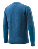 BERETTA MAGLIONE CLASSIC V NECK BLU PU451
