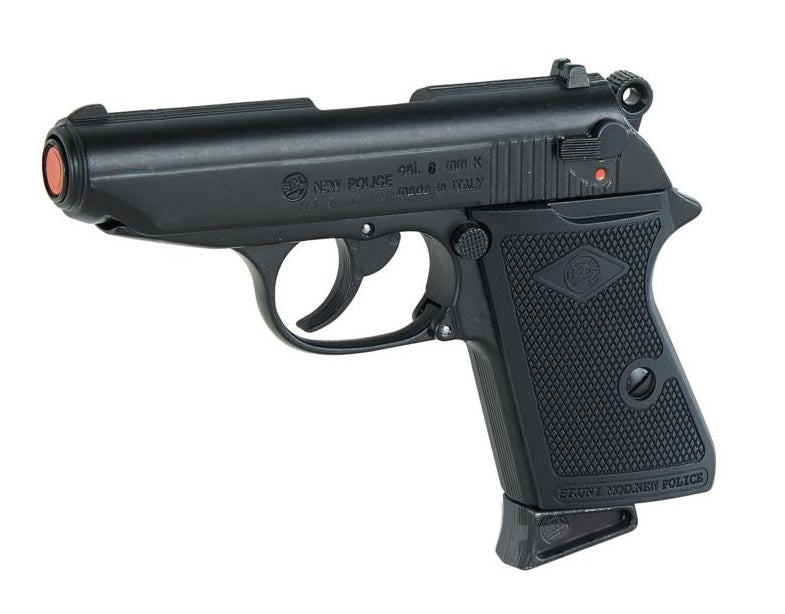 VENTURINI MOD. 76325 PISTOLA A SALVE NEW POLICE NERA CAL.8