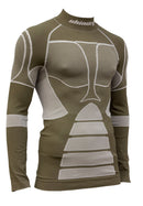 SKINDRY MAGLIA M/L ZIP EXTREME   MILITARE