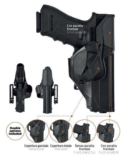 VEGA HOLSTER CCH800 FONDINA CAMA PER BERETTA 92/98 NERA