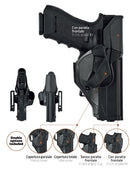VEGA HOLSTER CCH804 FONDINA CAMA PER GLOCK 17/22