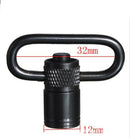 PORTCINGHIA CON ANELLO CON PULSANTE PER RIMOZIONE RAPIDA