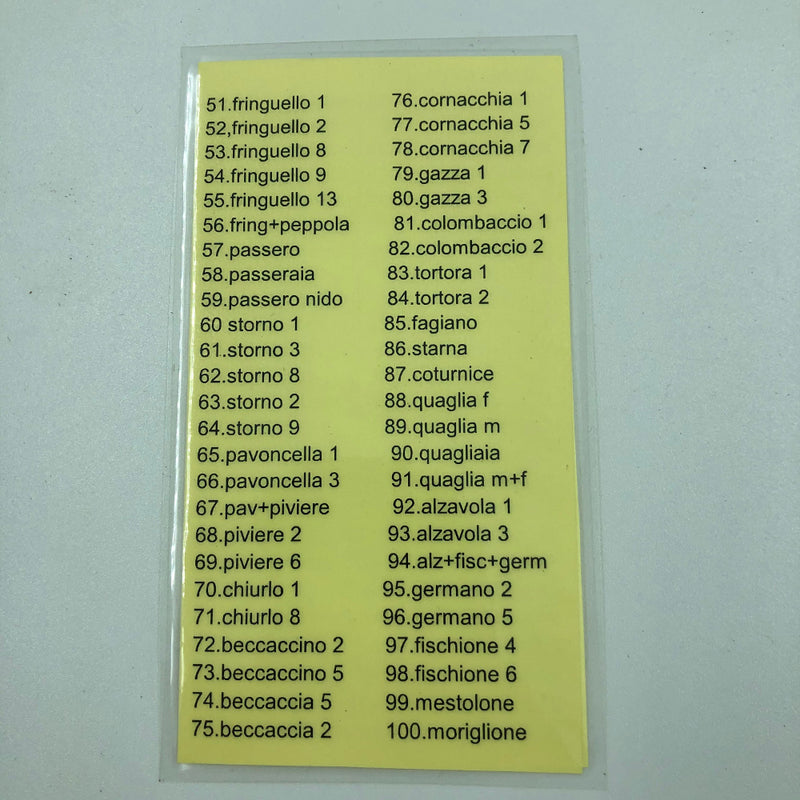 DIONISI SPORT RICHIAMO 100 CANTI SENZA TELECOMANDO VERDE