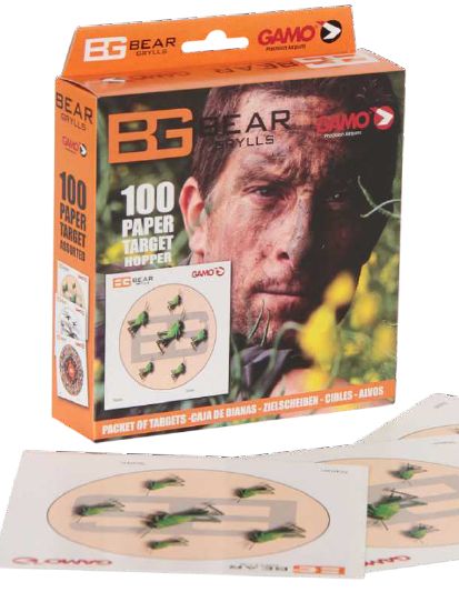 GAMO BERSAGLI IN CARTA BEAR GRYLLS TARGET HOPPER CONF. 100PZ