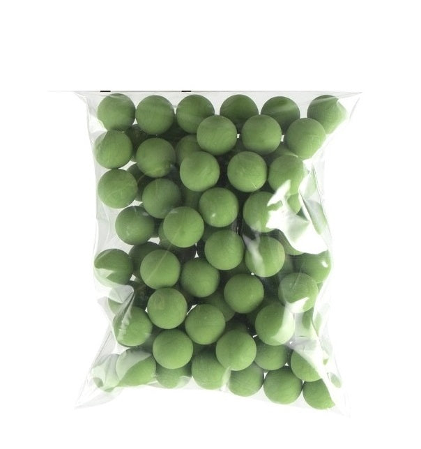 PALLE GOMMA CAL. 50 VERDI CONF 200PZ