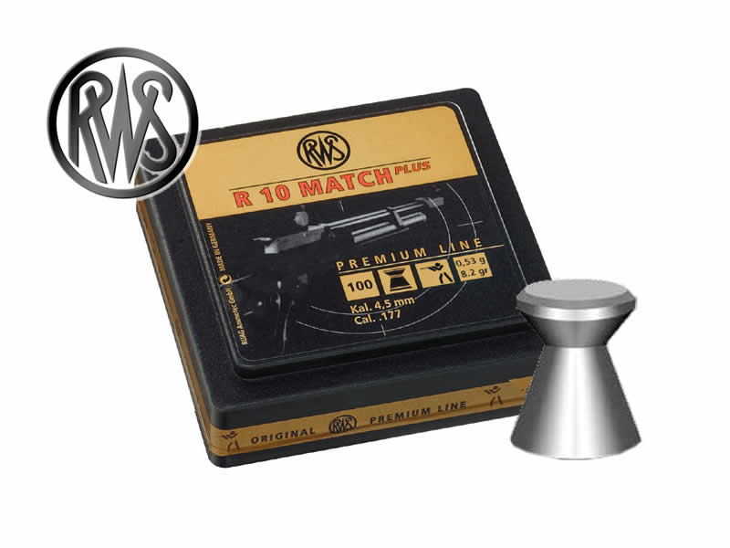 RWS PALLINI R10 MATCH PLUS CAL. 4.5MM 100PZ
