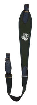 SAG NATURE TRACOLLA PER CARABINA  FLUO CON RICAMO CINGHIALE