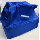 BORSA DOPPIO FONDO IN NYLON BLU